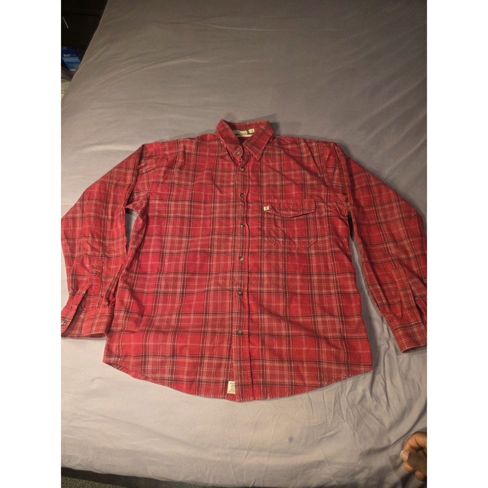 Vintage Totto Flannel Shirt Sz M Red